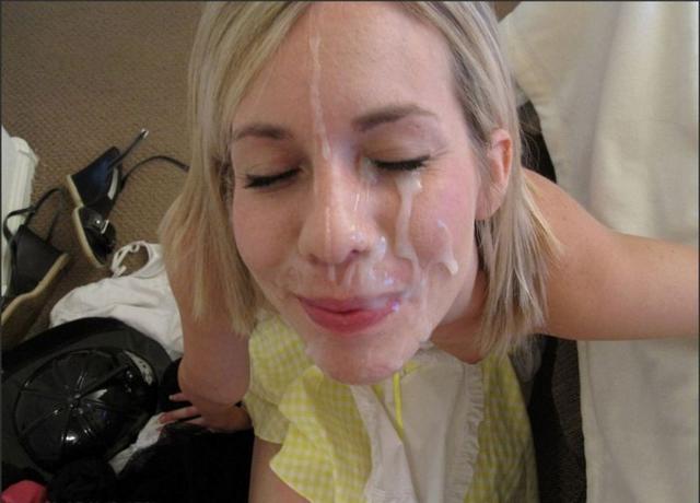 Lots of sperm on the girl's lips - porn photo 24 photo