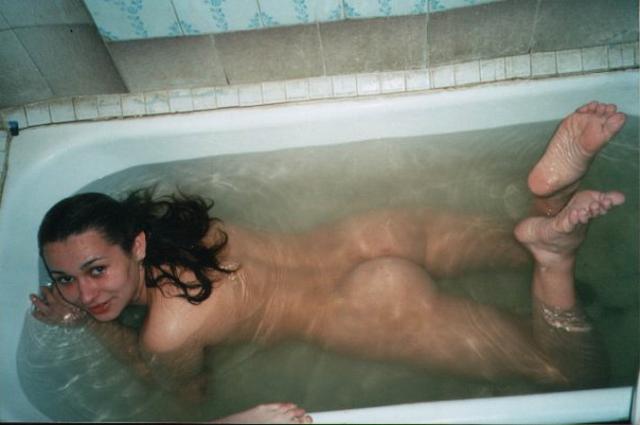 Charming milfs bathe naked in the bathroom 2 photo