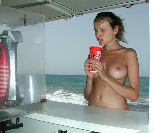 Sexy and shapely girls have fun at the beach 2 photo