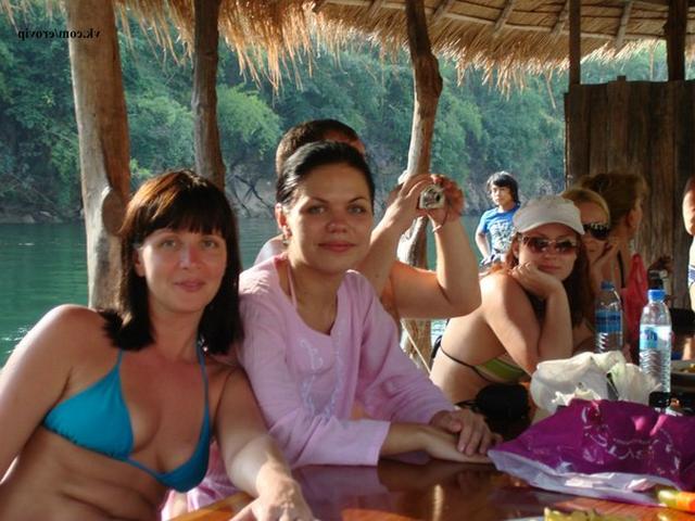 Two brunette lesbians perfect resting in Thailand 9 photo
