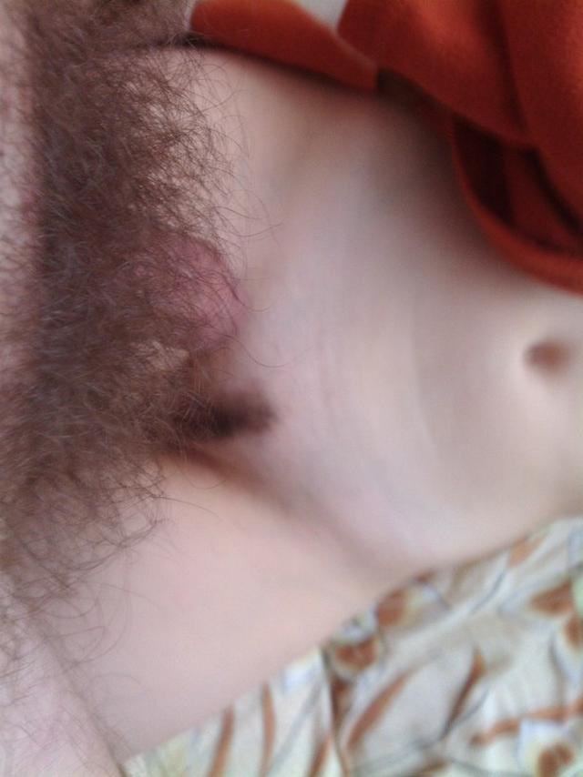 Man jerking on his sleeping girlfriend with hairy pussy 11 photo