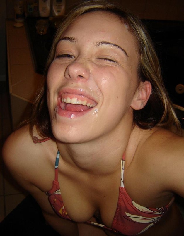 Cum on the faces of beautiful girls 32 photo