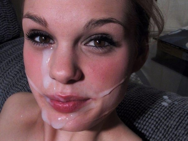 Cute girls with sperm in mouth 14 photo