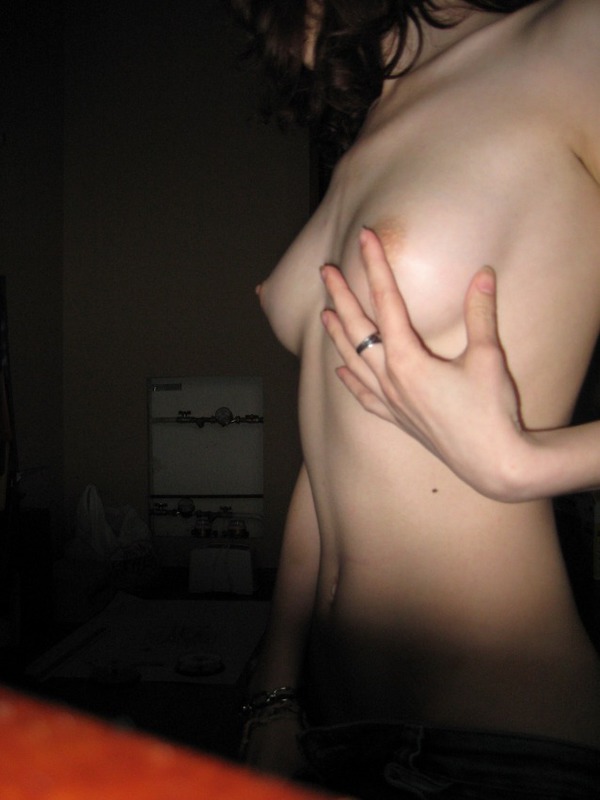 Skinny bitch with beautiful breasts undressed 10 photo